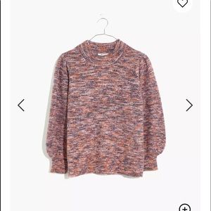 Madewell Puff Sleeve Pullover Sweater